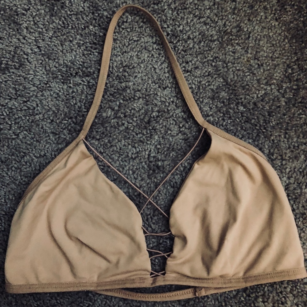 Tan Bikini Top